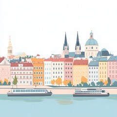 Famous City Skyline - Viena