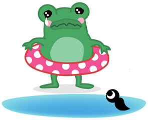 Frog Can't Swim