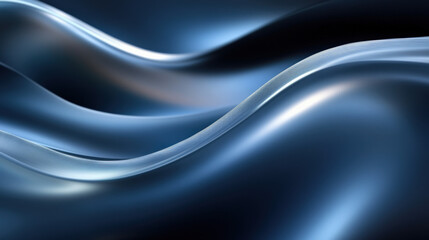 Fototapeta premium Flowing electronic waves and database lighting