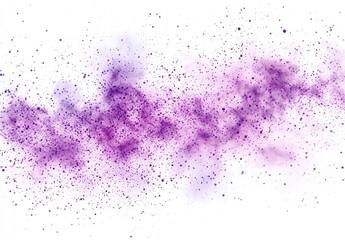 Colorful Purple Particle Cloud