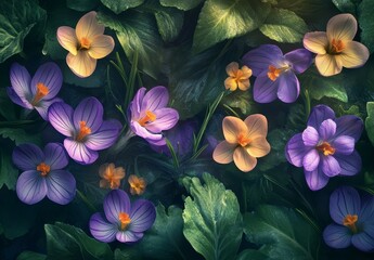 Vibrant Spring Flowers Display