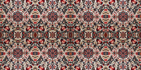 Tribal traditional seamless knitted pattern