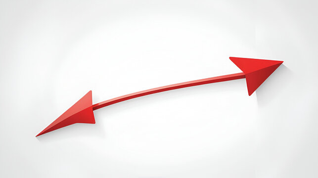 Red arrow and neutral white background.