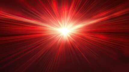 PNG isolated red blink sun ray light effect for adding dramatic lighting to designs