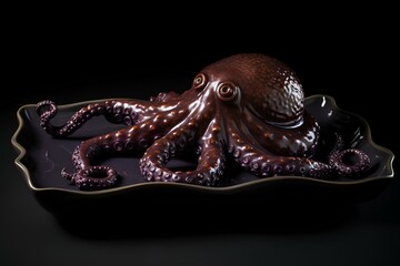 Fototapeta premium octopus isolated on white background