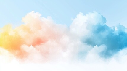 Colorful Cloudscape Sky Background