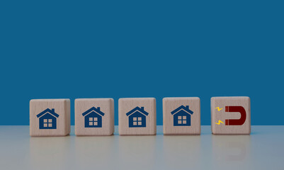 Real Estate Marketing, Customer Inspiration, Love, Magnets Are Attracting Homes