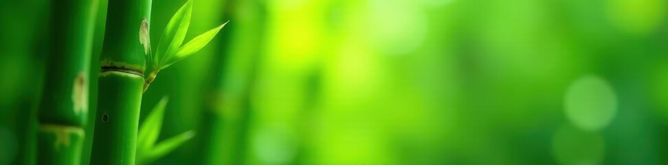 Tender young bamboo shoots, vibrant green hues , sale, fresh