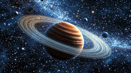 Fototapeta premium Cosmic planets and nebulae