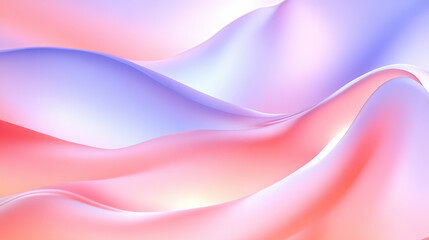 Fototapeta premium Colorful satin like wavy background