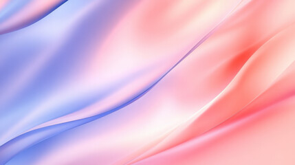 Fototapeta premium Colorful satin like wavy background