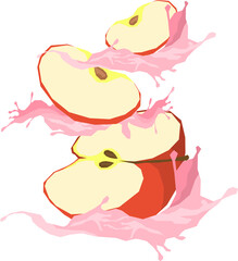 Fresh Fruit Illustration