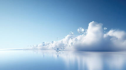 blue sky and clouds