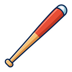 Baseball bat vector illustration
