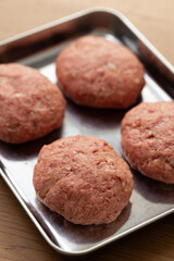 日本のハンバーグのタネ