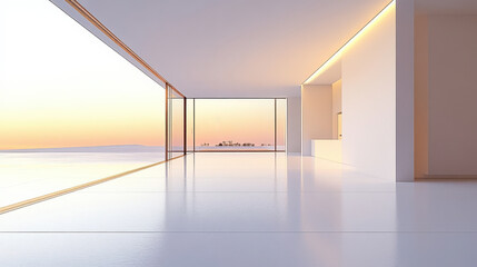 Modern and concise architectural appearance