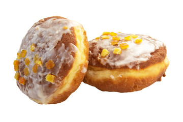 Pączek z lukrem, tłusty czwartek, donut bez tła