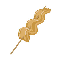 Odeng Korean Street Food illustration 