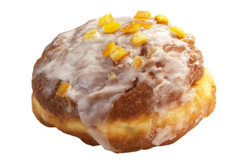 Pączek z lukrem, tłusty czwartek, donut bez tła