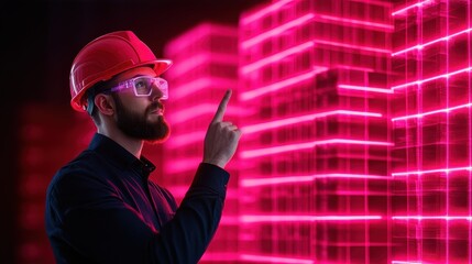 Manager Overseeing Fully Automated Logistics Warehousing System