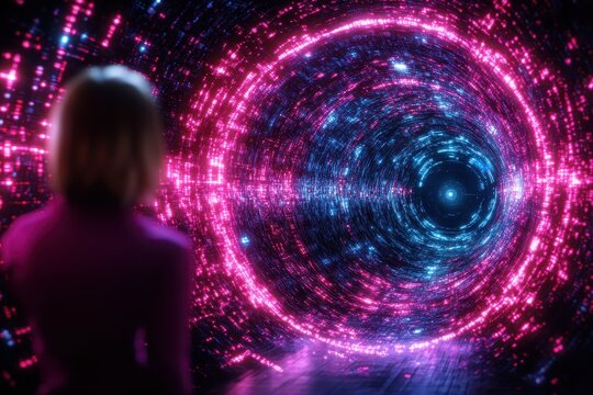 AI Discovers an Alien Civilization Through a Cosmic Vortex Portal