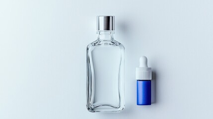 Elegant Glass Bottle   Dropper Mockup  Product Packaging Design