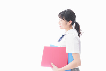 テキストを持つ学生