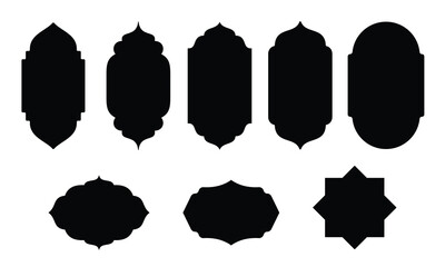 Islamic Frames,Islamic Window,Arabic Shape,