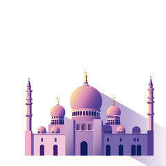 Purple Gradient Grand Mosque