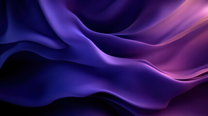 Obraz premium Purple wavy abstract painting