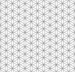Seamless Geometric Flower of Llife Pattern Design