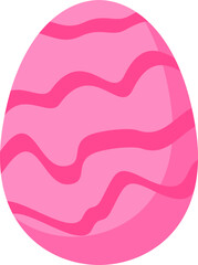 Colorful Cute Easter Egg Illustration