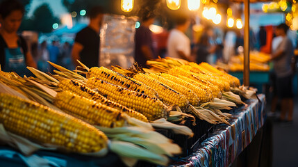 preparing hot, fresh falafel in a frying pan, with fresh vegetables and pita bread ready for serving at a busy food stall 