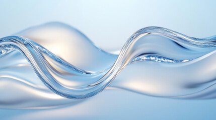 Transparent water wave background