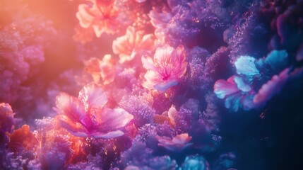 Vibrant Underwater Coral Reef Scene