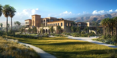 Tranquil Resort Exterior, Mountain View, Spacious Grounds