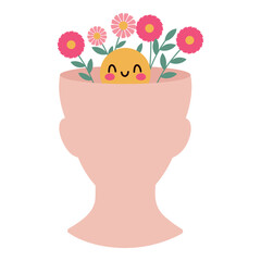 Happy Mind Floral Positivity