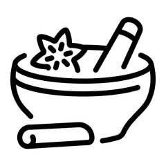 spices Line Icon