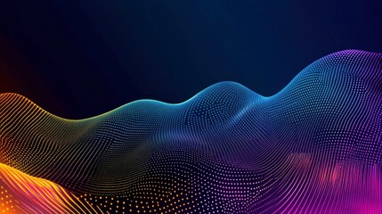 Vibrant Futuristic Tech Design with Neon Lights