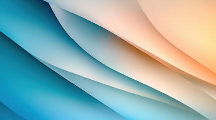 Green and orange wave background