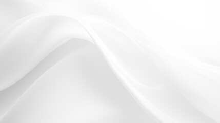Soft, flowing white fabric creates elegant and serene background, perfect for various design projects. gentle waves and transparency add touch of sophistication