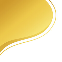 golden wave shape for corner border certificate frame, gold wave curve for banner decoration, golden wave corner shape for modern element, stripes ribbon graphic gold, luxury striped gold