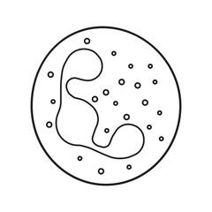 neutrophil line icon