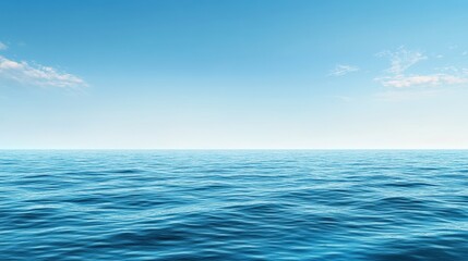 Fototapeta premium Expansive waves crash ocean surface digital artwork serene landscape aerial view midjourney concept