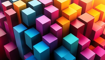 Blocks symbolizing teamwork, growth, and strategic success, colorful, interconnected design, modern, dynamic, visualizing the progress made through collaboration