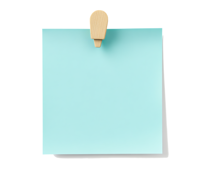 Note Paper and Push Pin isolated on white background.PNG