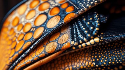 Stylish Wallet with Intricate Print Patterns and Details