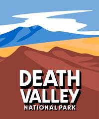 death valley national park with beautiful views