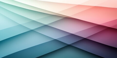 Abstract background featuring overlapping translucent planes in gradient colors