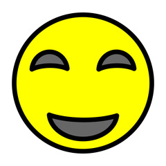 Joyful Vector Filled Icon Design